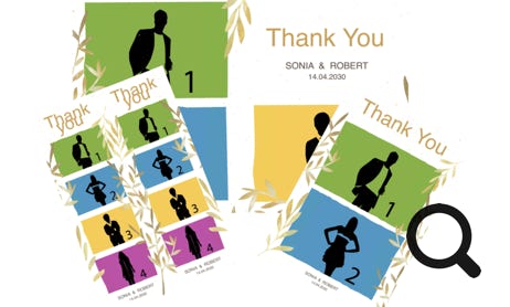 Layout für Fotobox Hochzeit