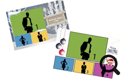 Layout für Fotobox Weihnachten